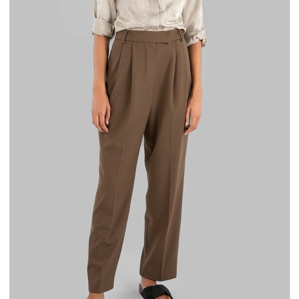 The Frankie Shop Brown Trousers for Effortless Style